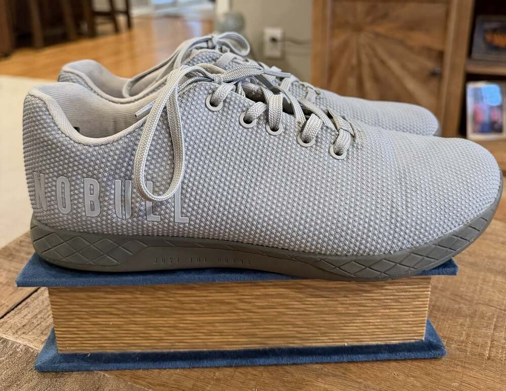 NOBULL SuperFabric Trainer Gray Men’s 10 Women’s 11.5 CrossFit Shoes - Picture 10 of 10